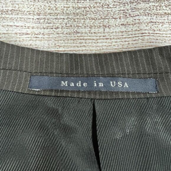 BURBERRY London Blazer Mens Sz 40R 100% Wool USA Woven Sport Coat Preppy Luxury - Picture 8 of 12